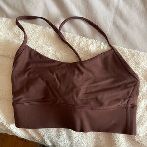 Lululemon “flow y” longline sports bra